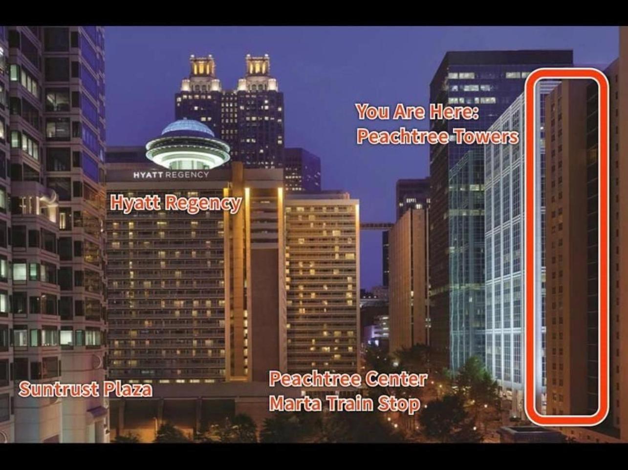 Stayatl High Rise Condo Downtown Atl With Views Atlanta Dış mekan fotoğraf